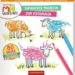 Superdicker Malblock zum Fertigmalen von Drees,  Katharina, Wetzel,  Jutta