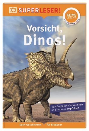 SUPERLESER! Vorsicht, Dinos! von Heller,  Simone