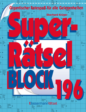 Superrätselblock 196 von Krüger,  Eberhard