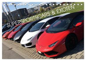 Supersportscars & Exoten (Tischkalender 2024 DIN A5 quer), CALVENDO Monatskalender von Georgotas,  Georgios