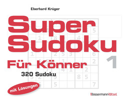 Supersudoku für Könner 1 (5 Exemplare à 3,99 €) von Krüger,  Eberhard