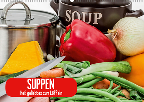 Suppen. Heiß geliebtes zum Löffeln (Wandkalender 2021 DIN A2 quer) von Stanzer,  Elisabeth