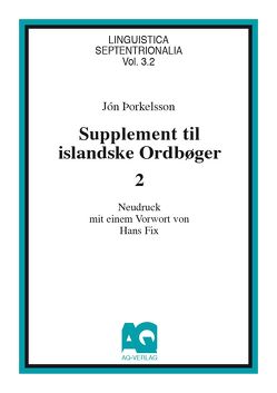 Supplement til islandske Ordboeger. Vol. 1-4 Reykjavik 1876 /1879-1885 /1894-1897 /1899 / Supplement til islandske Ordboeger von Fix,  Hans, Thorkelsson,  Jón