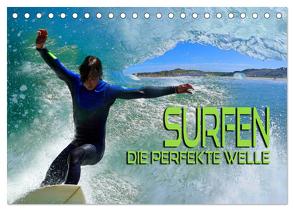 Surfen – die perfekte Welle (Tischkalender 2024 DIN A5 quer), CALVENDO Monatskalender von Bleicher,  Renate