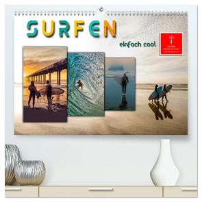 Surfen – einfach cool (hochwertiger Premium Wandkalender 2024 DIN A2 quer), Kunstdruck in Hochglanz von Roder,  Peter