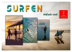 Surfen – einfach cool (Wandkalender 2024 DIN A2 quer), CALVENDO Monatskalender von Roder,  Peter