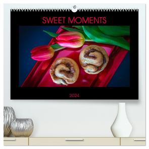 SWEET MOMENTS (hochwertiger Premium Wandkalender 2024 DIN A2 quer), Kunstdruck in Hochglanz von Zabolotny,  Julia