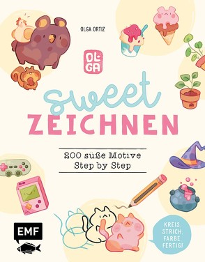 Sweet zeichnen – 200 süße Motive von Instagram-Artist olguioo von Ortiz Ortiz,  Olga