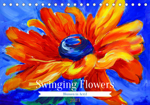 Swinging Flowers (Tischkalender 2023 DIN A5 quer) von Harmgart,  Sigrid