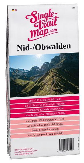 Swiss Singletrail Map / Nid-/Obwalden von Giger,  Thomas