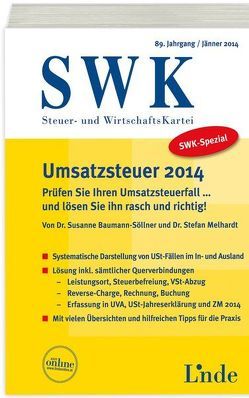 SWK-Spezial Umsatzsteuer 2014 von Baumann-Söllner,  Susanne, Melhardt,  Stefan