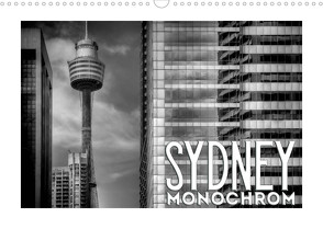 SYDNEY Monochrom (Wandkalender 2023 DIN A3 quer) von Viola,  Melanie