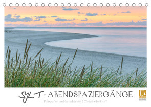 SYLT – Abendspaziergänge (Tischkalender 2023 DIN A5 quer) von Büchler und Christine Berkhoff,  Martin