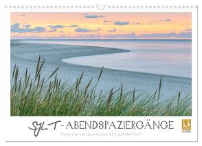 SYLT – Abendspaziergänge (Wandkalender 2024 DIN A3 quer), CALVENDO Monatskalender von Büchler und Christine Berkhoff,  Martin