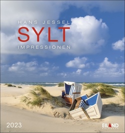 Sylt Impressionen Postkartenkalender 2023. Die schönsten Seiten der Insel in einem kleinen Kalender zum Aufstellen oder Aufhängen. Fotokalender mit monatlichen Postkarten zum Sammeln und Verschicken. von Eiland, Jessel,  Hans