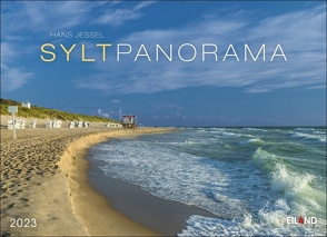 Sylt Panorama Postkartenkalender 2023. Endlose Sandstrände und Dünen in einem Foto-Kalender zum Aufhängen. Jeden Monat eine Postkarte zum Sammeln oder Verschicken. von Eiland, Jessel,  Hans