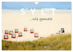 Sylt. Wie gemalt. (Wandkalender 2024 DIN A4 quer), CALVENDO Monatskalender von Linderer,  Günter