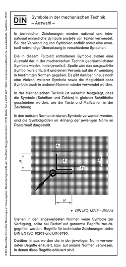 Symbole in der mechanischen Technik von Bertschat,  Harry