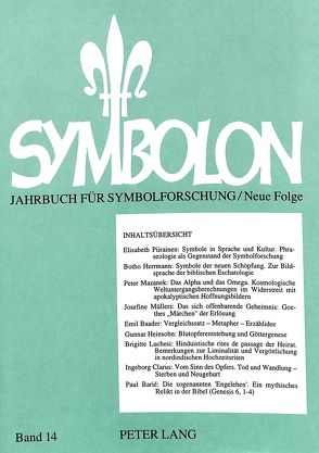 Symbolon – Jahrbuch für Symbolforschung von Gerlitz,  Peter