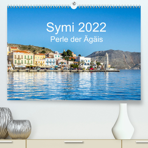 Symi 2022, Perle der Ägäis (Premium, hochwertiger DIN A2 Wandkalender 2022, Kunstdruck in Hochglanz) von O. Schüller und Elke Schüller,  Stefan