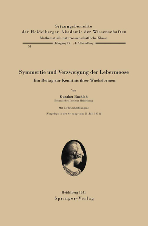 Symmetrie und Verzweigung der Lebermoose von Buchloh,  G.