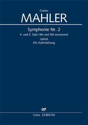 Symphonie Nr. 2 (Klavierauszug) von Mahler,  Gustav