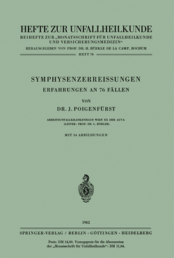 Symphysenzerreissungen von Poigenfürst,  J.