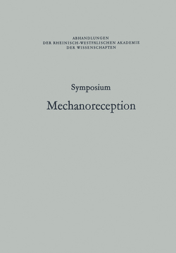 Symposium Mechanoreception von Schwartzkopff,  Johann