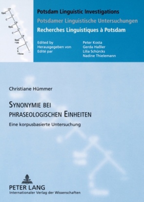 Synonymie bei phraseologischen Einheiten von Hümmer,  Christiane