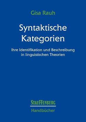 Syntaktische Kategorien von Rauh,  Gisa