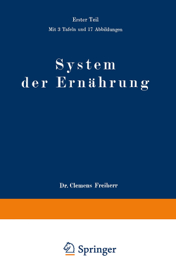 System der Ernährung von Pirquet,  Clemens