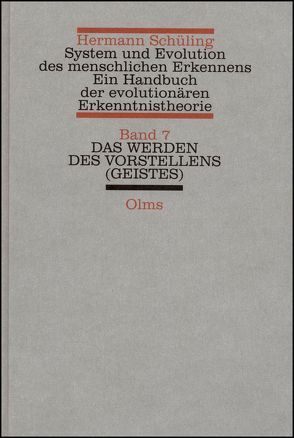 System und Evolution des menschlichen Erkennens von Schüling,  Hermann