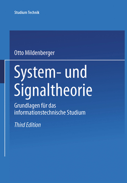 System- und Signaltheorie von Mildenberger,  Otto