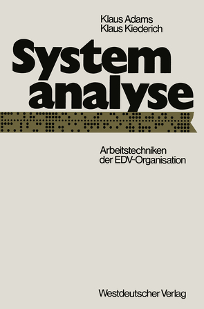 Systemanalyse von Adams,  Klaus