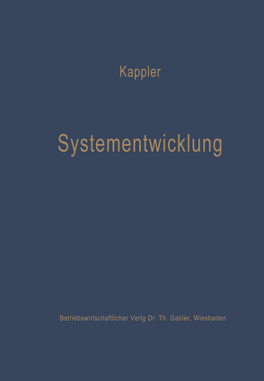 Systementwicklung von Kappler,  Ekkehard