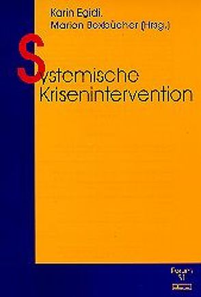 Systemische Krisenintervention von Boxbücher,  Marion, Egidi,  Karin