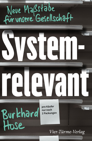 Systemrelevant von Hose,  Burkhard