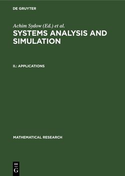 Systems Analysis and Simulation / Applications von Sydow,  Achim, Thoma,  Manfred, Vichnevetski,  Robert