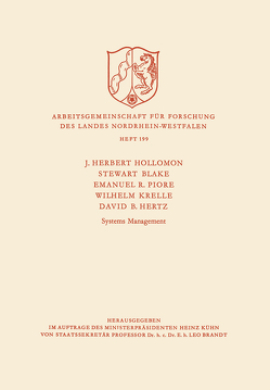 Systems Management von Hollomon,  J.H