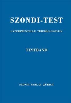 Szondi-Test. Experimentelle Triebdiagnostik. Testband von Szondi,  Leopold