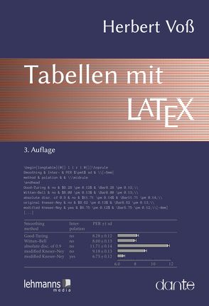 Tabellen mit LaTeX von Voß,  Herbert