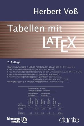 Tabellen mit LaTex von Voß,  Herbert