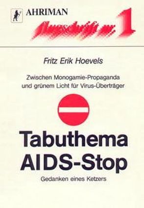 Tabuthema Aids-Stop von Hoevels,  Fritz Erik