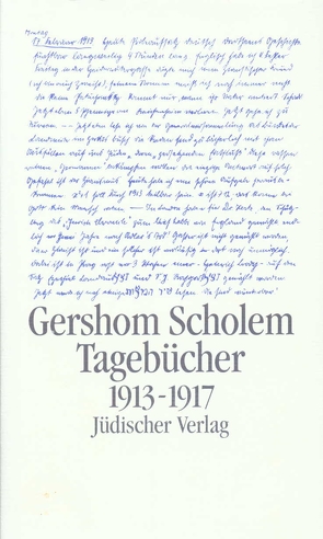 Tagebücher nebst Aufsätzen und Entwürfen bis 1923 von Gründer,  Karlfried, Kopp-Oberstebrink,  Herbert, Niewöhner,  Friedrich, Scholem,  Gershom