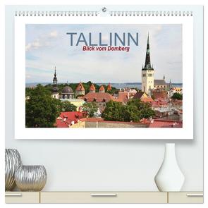 Tallinn Blick vom Domberg (hochwertiger Premium Wandkalender 2024 DIN A2 quer), Kunstdruck in Hochglanz von Schwarze,  Nina