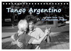 Tango Argentino – Paare beim Tanz auf öffentlichen Plätzen (Tischkalender 2024 DIN A5 quer), CALVENDO Monatskalender von Hoffmann,  Klaus