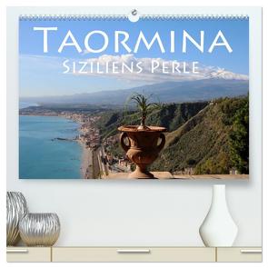 Taormina Siziliens Perle (hochwertiger Premium Wandkalender 2024 DIN A2 quer), Kunstdruck in Hochglanz von Seidl,  Helene