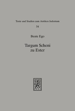 Targum Scheni zu Ester von Ego,  Beate