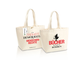 Tasche „Bücher statt Bomben“