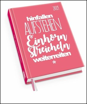 Taschenkalender 2019 – Mein Einhorn – FUNI SMART ART – Format 11,3 x 16,3 cm von DUMONT Kalenderverlag, FUNI SMART ART